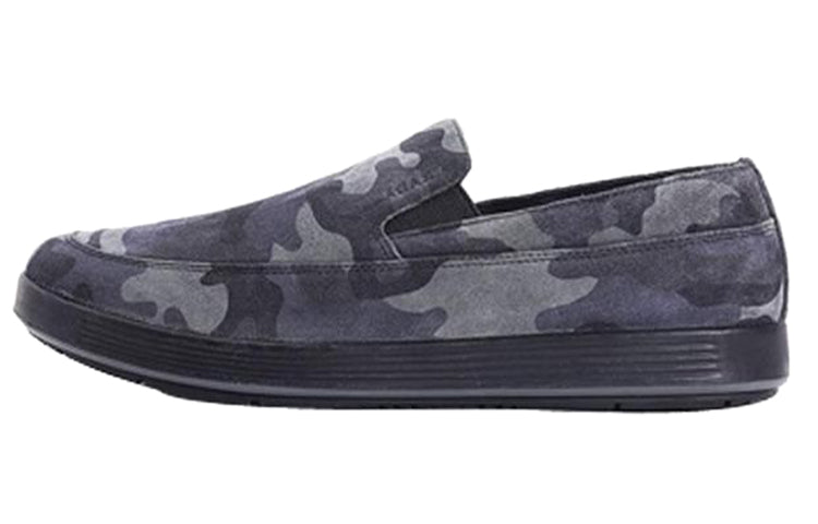 PRADA Men's Casual Shoes Camouflage Blue