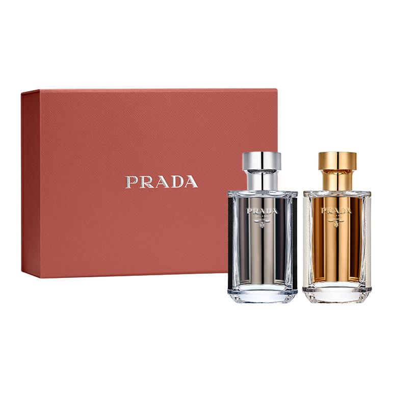 PRADA Midnight Gentleman+Evening Lady Perfume Sets Eau De Parfum Eau De Toilette Vanilla Ylang Ylang 50ml+50ml