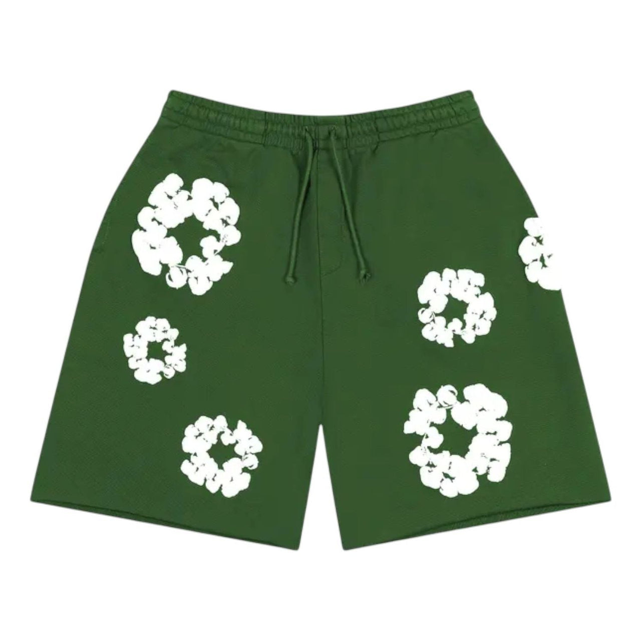 Denim Tears Cotton Wreath Sweatshorts 'Green' SS25BRS2952059