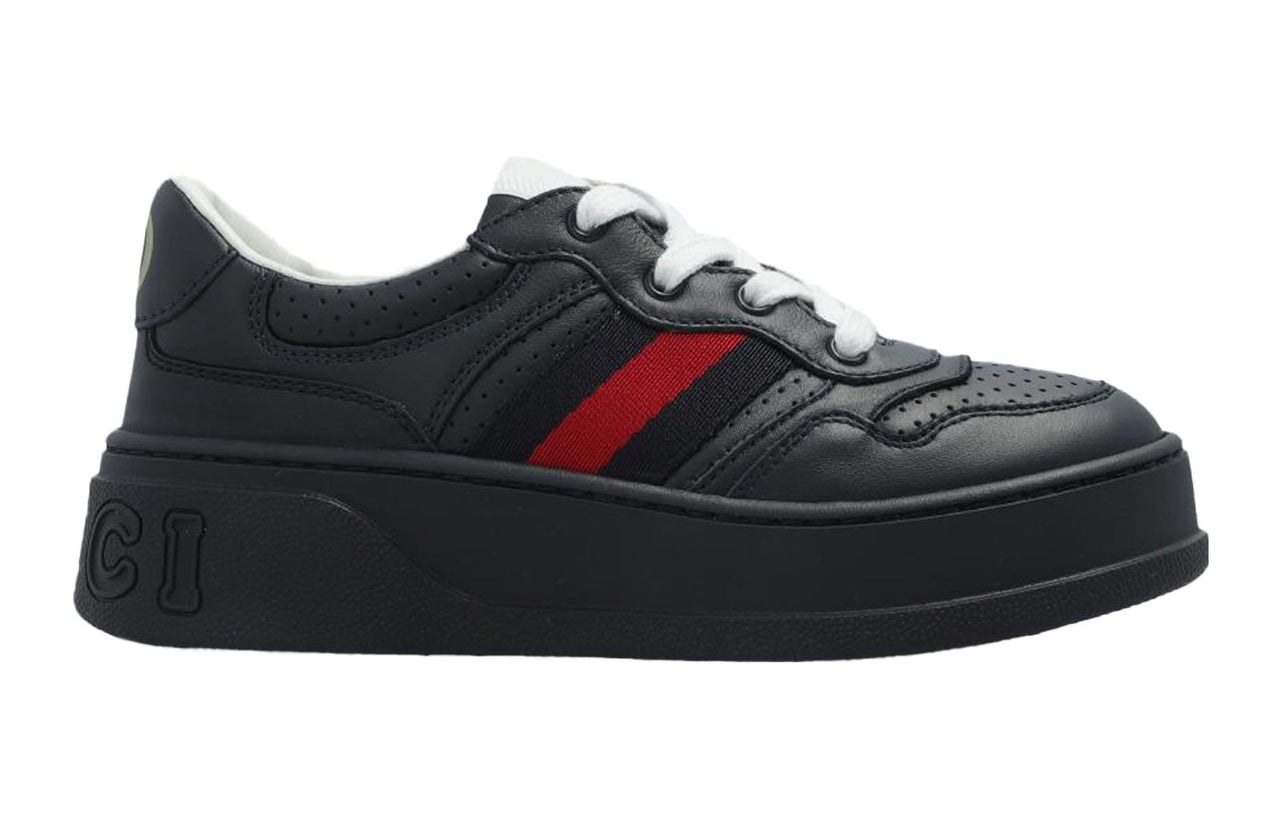 (GS) Gucci Web 'Dark Blue Leather' 702916-UPG10-4055