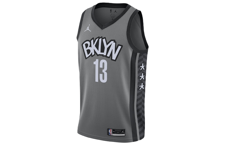 Nike NBA Brooklyn Kevin Durant 20 Basketball Jersey 'Grey White' CV9469-002
