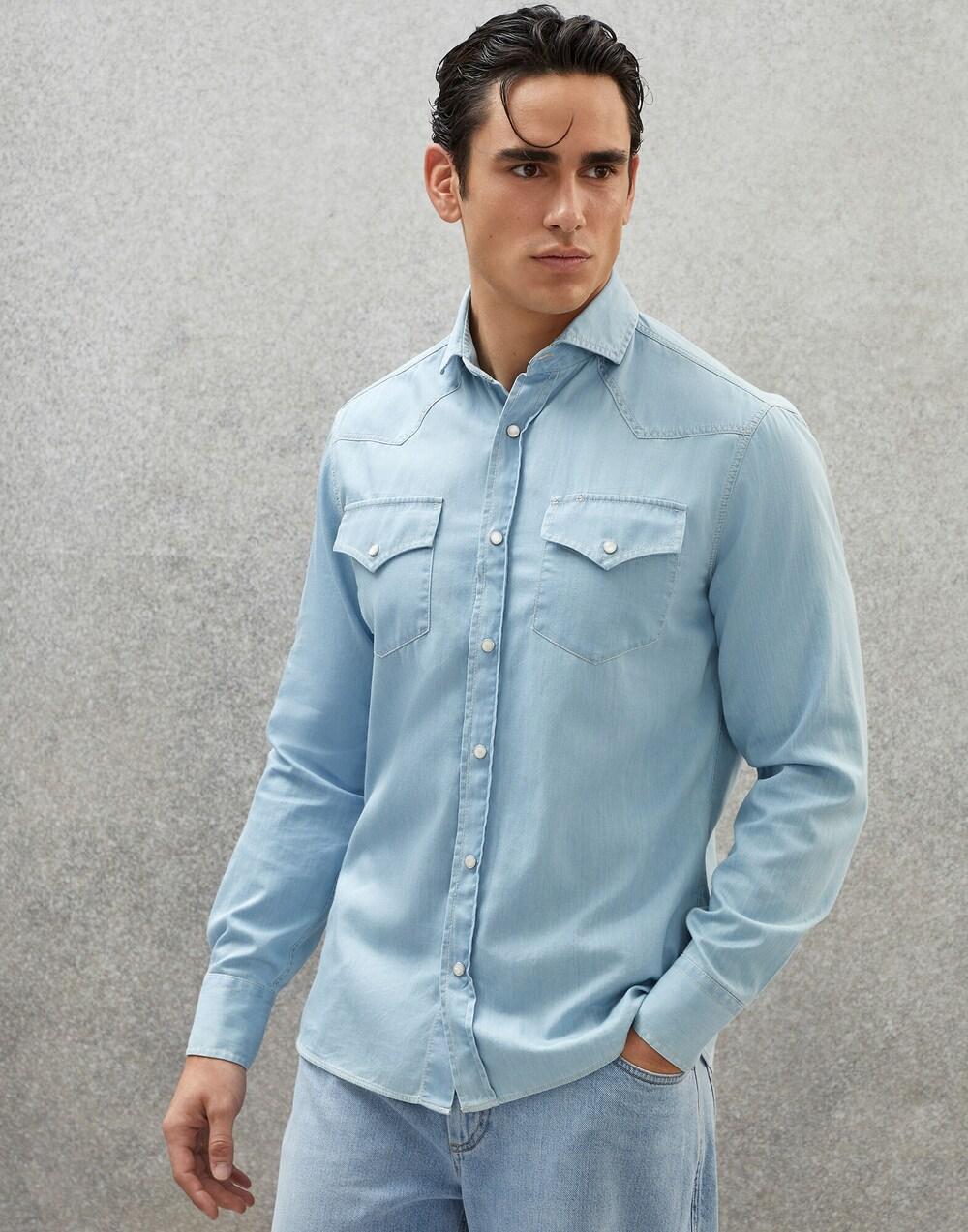 Brunello Cucinelli Men's Shirt Mr6834008_Cei28