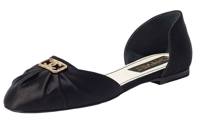 CHANEL Casual Single Shoes Women's Black