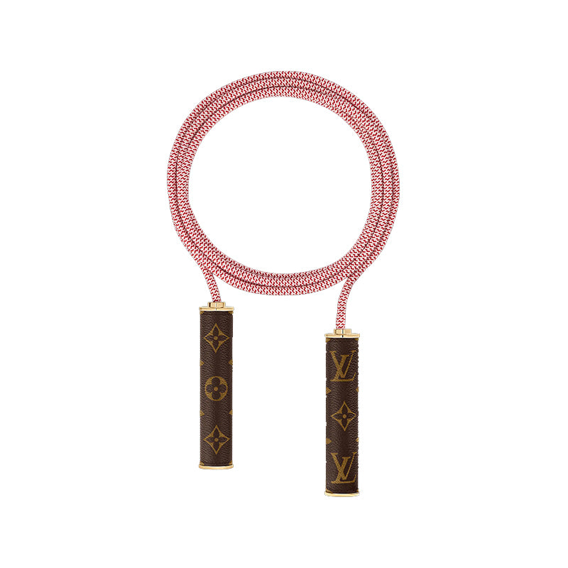 LOUIS VUITTON Mechanical Counting Jump Ropes Cow Leather Unisex