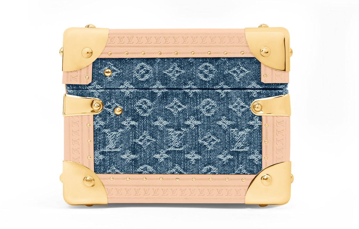 LOUIS VUITTON Coffret Trésor 24 Denim Bleu