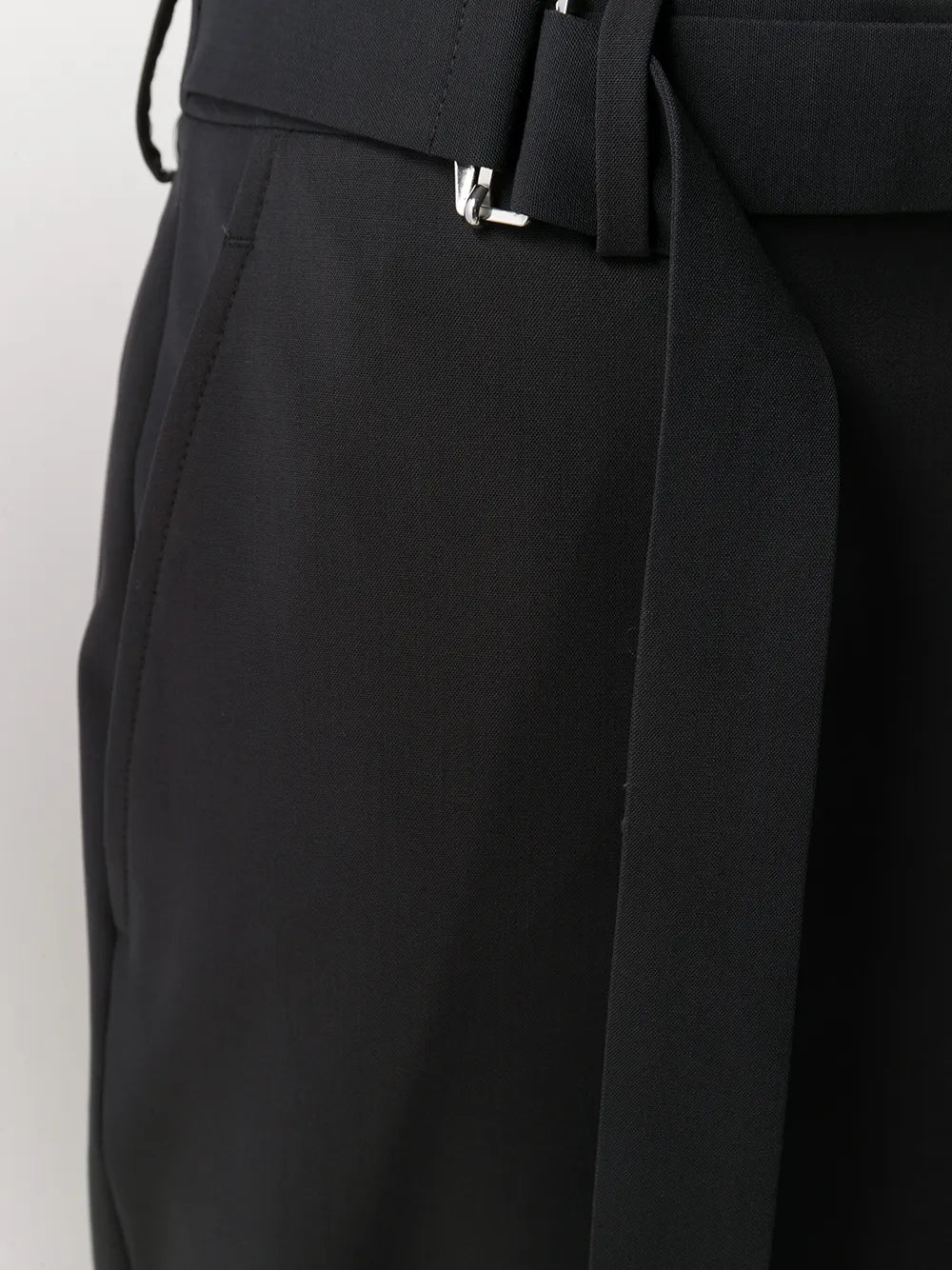 Valentino Garavani Belted Tailored Cut Trousers