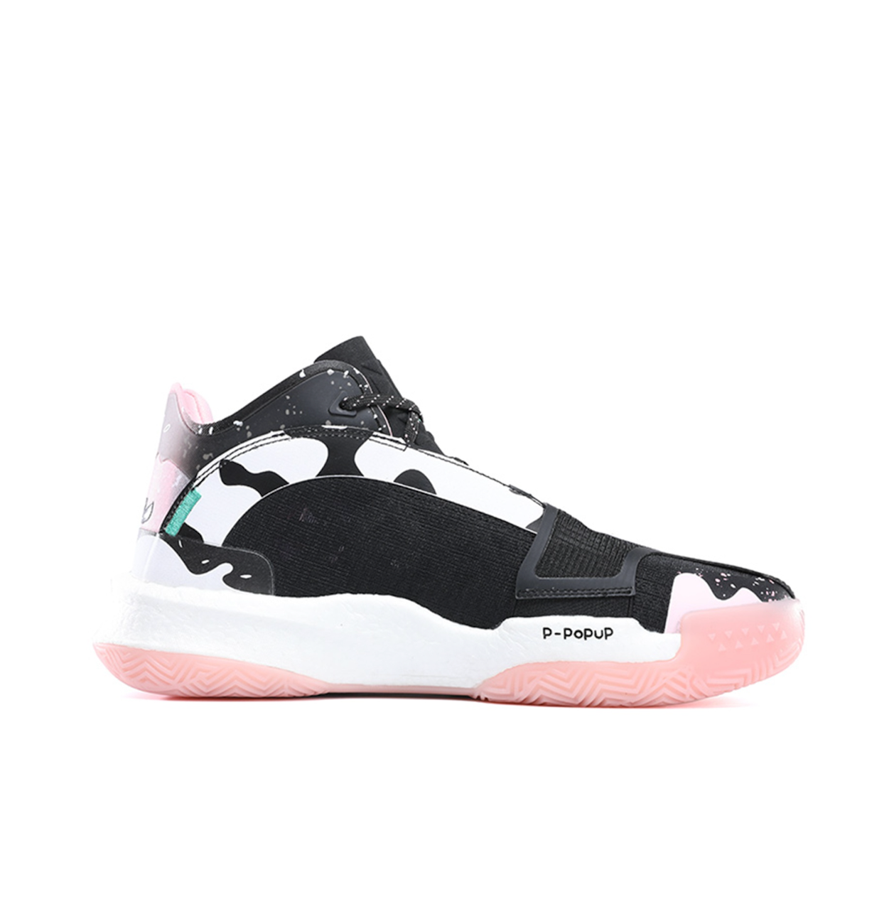 Peak Taichi P-Popup 1.0 Andrew Wiggins 'Black White Pink' E11131A-BLKWHT