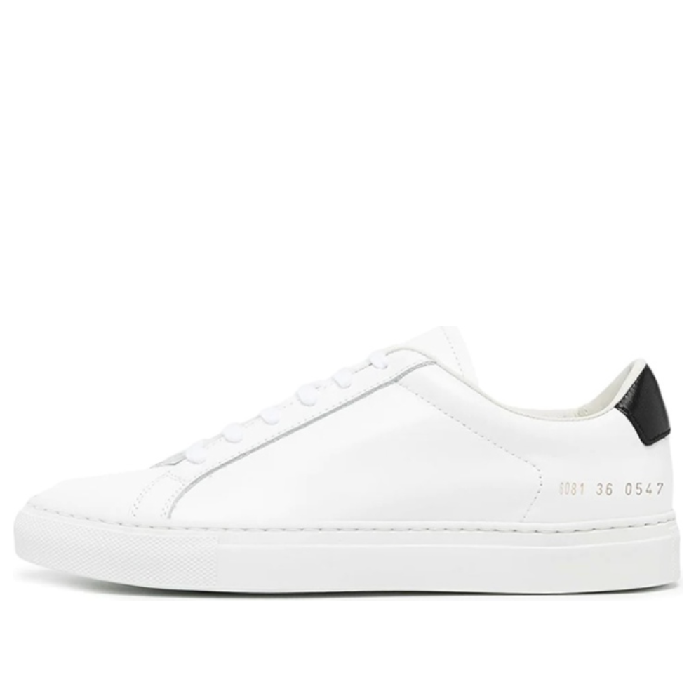 (WMNS) Common Projects Achilles Suede Low 'White Black' 6081-0547
