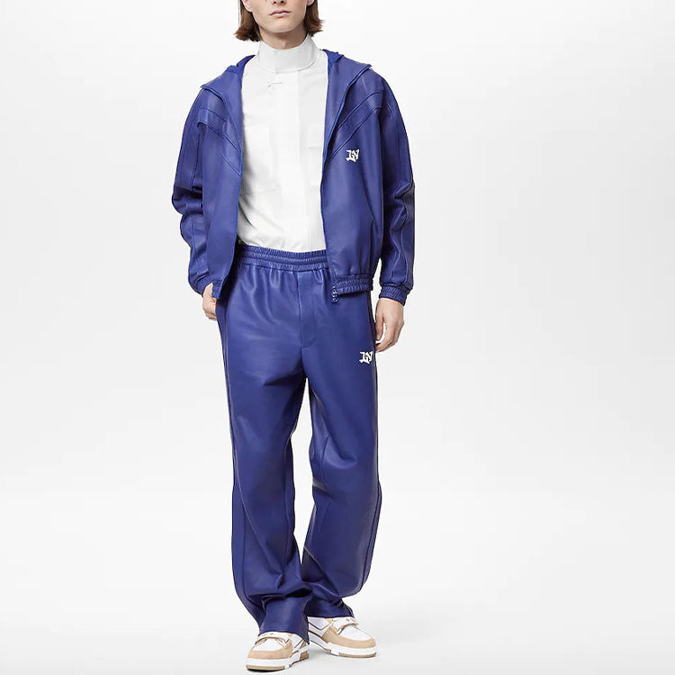 LOUIS VUITTON Leather Track Jacket