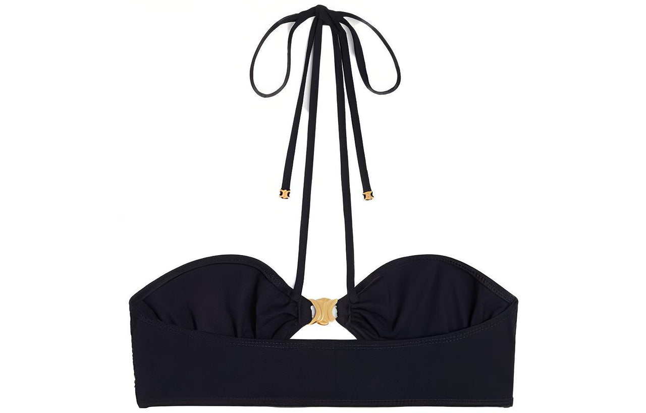 CELINE Two Piece Swimsuit Women's Black