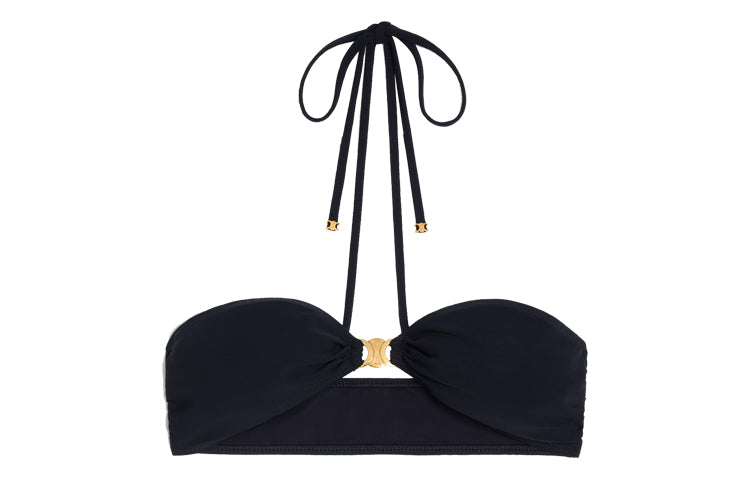 CELINE Two Piece Swimsuit Women's Black