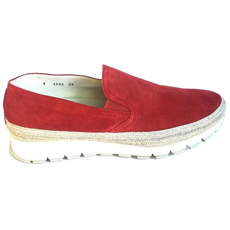 PRADA Men's Casual Shoes Men Low-Top Red