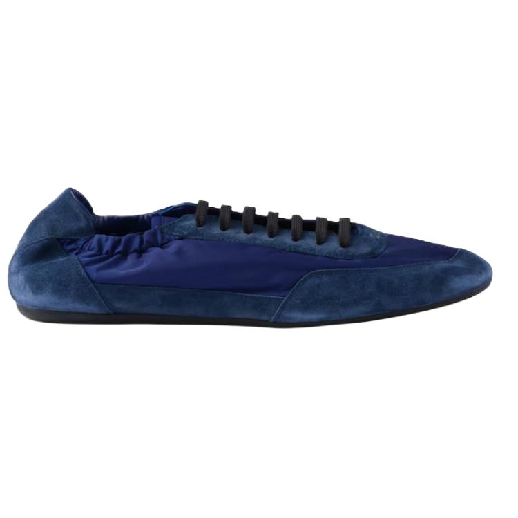 PRADA Collapse Casual Shoes Men's Dark Blue