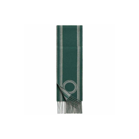 HERMES Knit Scarves Women's Gray Green