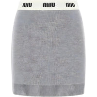 MIU MIU FW22 Casual Short Skirts Women's Gray