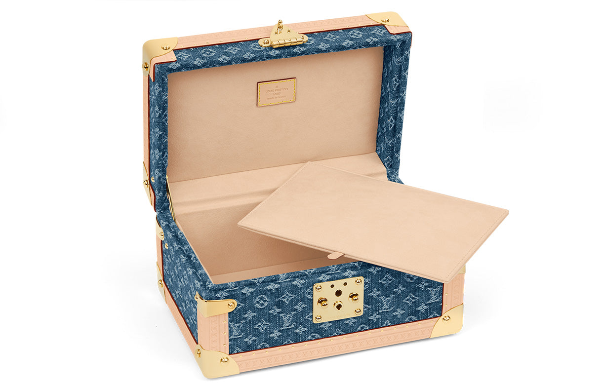 LOUIS VUITTON Coffret Trésor 24 Denim Bleu