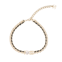 CHANEL Necklaces Women's Gold/Pink