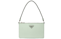 PRADA Saffiano Leather Shoulder Bag, Handbag, Shoulder Bag Women's Green