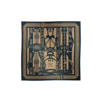 HERMES Cashmere Knit Scarves Women's Multicolor