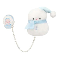 Pop Mart Pop Bean Fluffy and Cozy Fridge Magnet 'Skullpanda Fuzzy Snowman' Secret Edition PPMT-2511-0052-1011150846