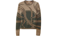 HERMES FW22 Sweater Women's Gobi Green