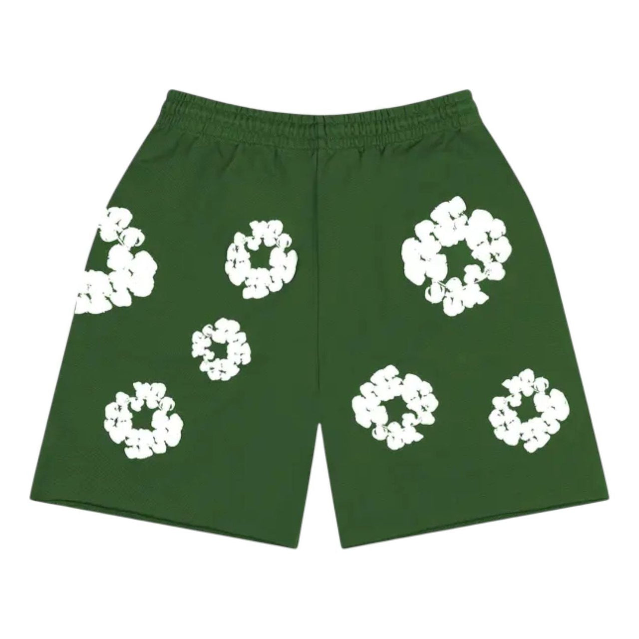 Denim Tears Cotton Wreath Sweatshorts 'Green' SS25BRS2952059