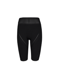 Balmain Women's Hw Ribbed Knit Cyclist Shorts