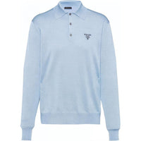 PRADA Polo Shirts Men Blue
