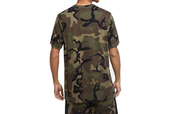 Air Jordan Jumpman Classics Camo Camouflage Tee 'Olive Green' CU2074-222