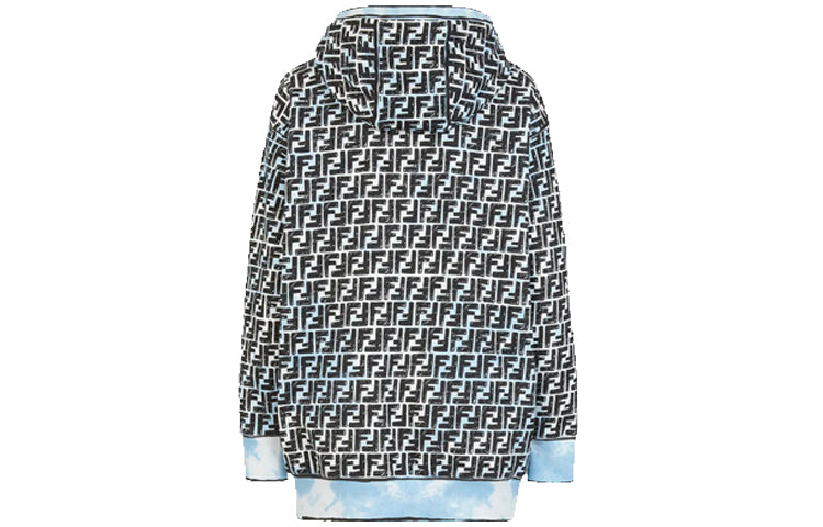(WMNS) FENDI Roma Joshua Vides Hoodie Light Blue FS7263AC6FF1B64