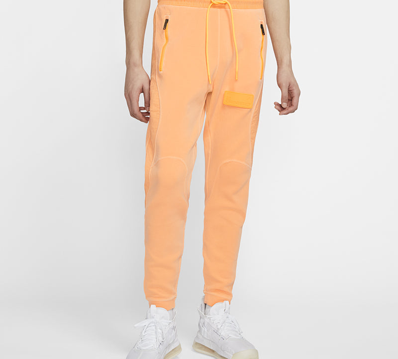 Air Jordan 23 Engineered Rubber Knit Sports Pants Orange CJ6000-810