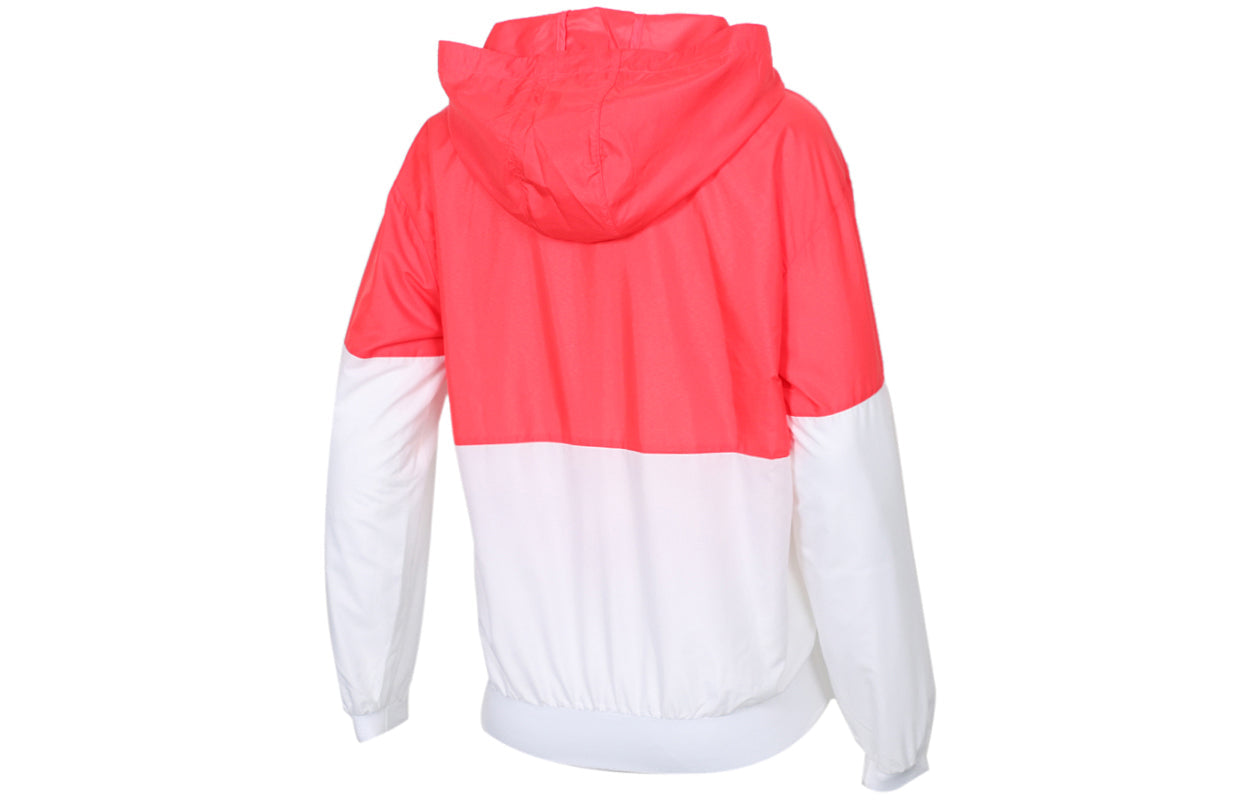 (WMNS) adidas neo CS Windbreaker Jacket Pink/Red DW8326