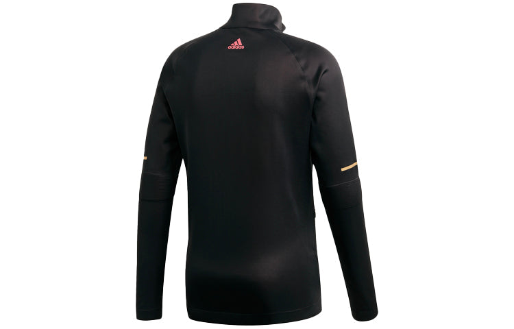 adidas Phx Jkt Cny M Sports Running Stand Collar Jacket Black DX2557
