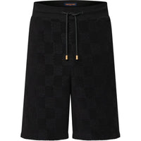 LOUIS VUITTON Damier French Terry Cotton Shorts