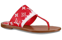 LOUIS VUITTON Palma Slides 'Red Monogram' Women's