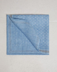 Brunello Cucinelli Spotted Cotton-Linen Blend Handkerchief