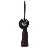 MIU MIU Cow Leather Bag Charm Bag Accessory Women's Heather Wood & Baltic Blue