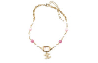 CHANEL Necklaces Women's Pink