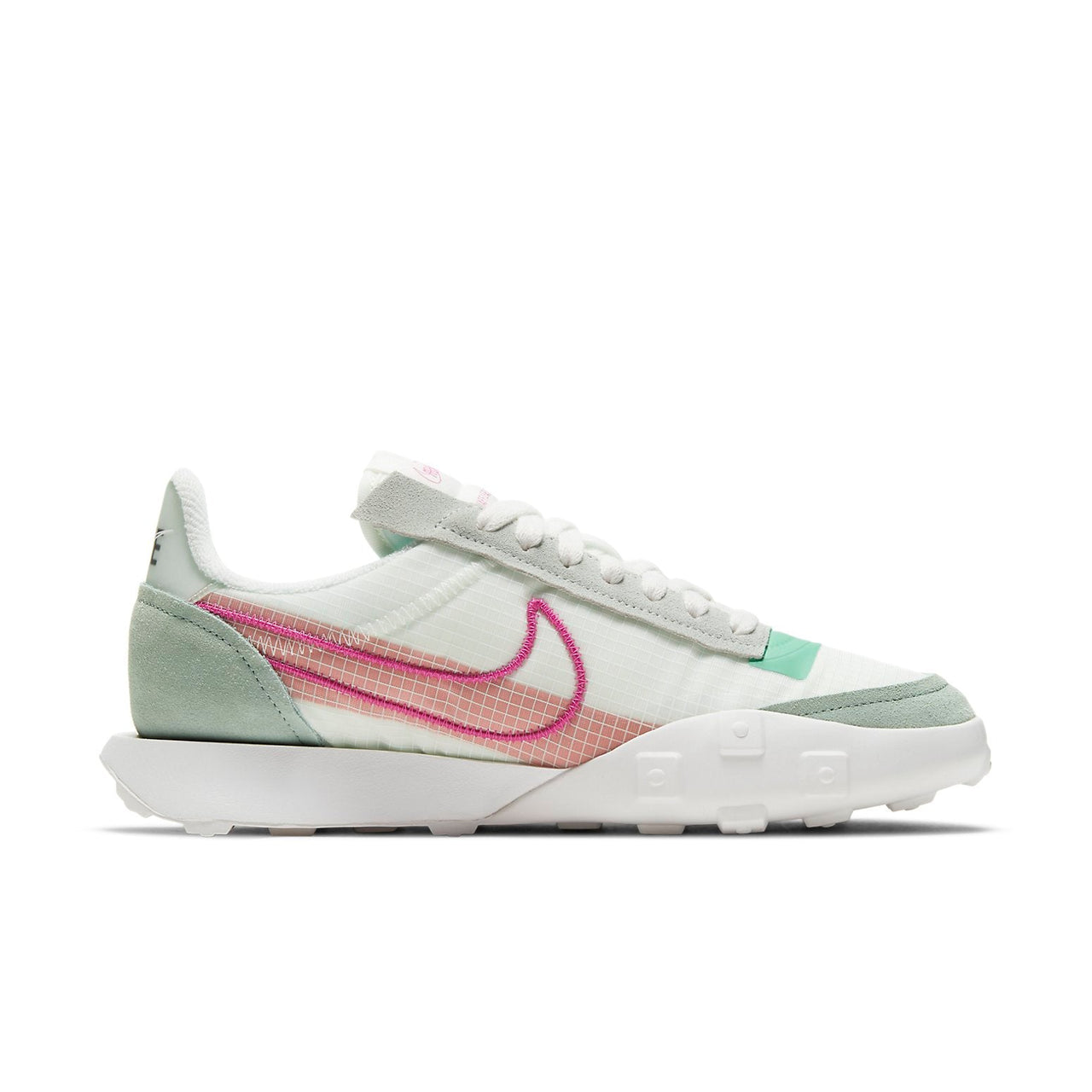 (WMNS) Nike Waffle Racer 2X 'White Green Red' CK6647-003