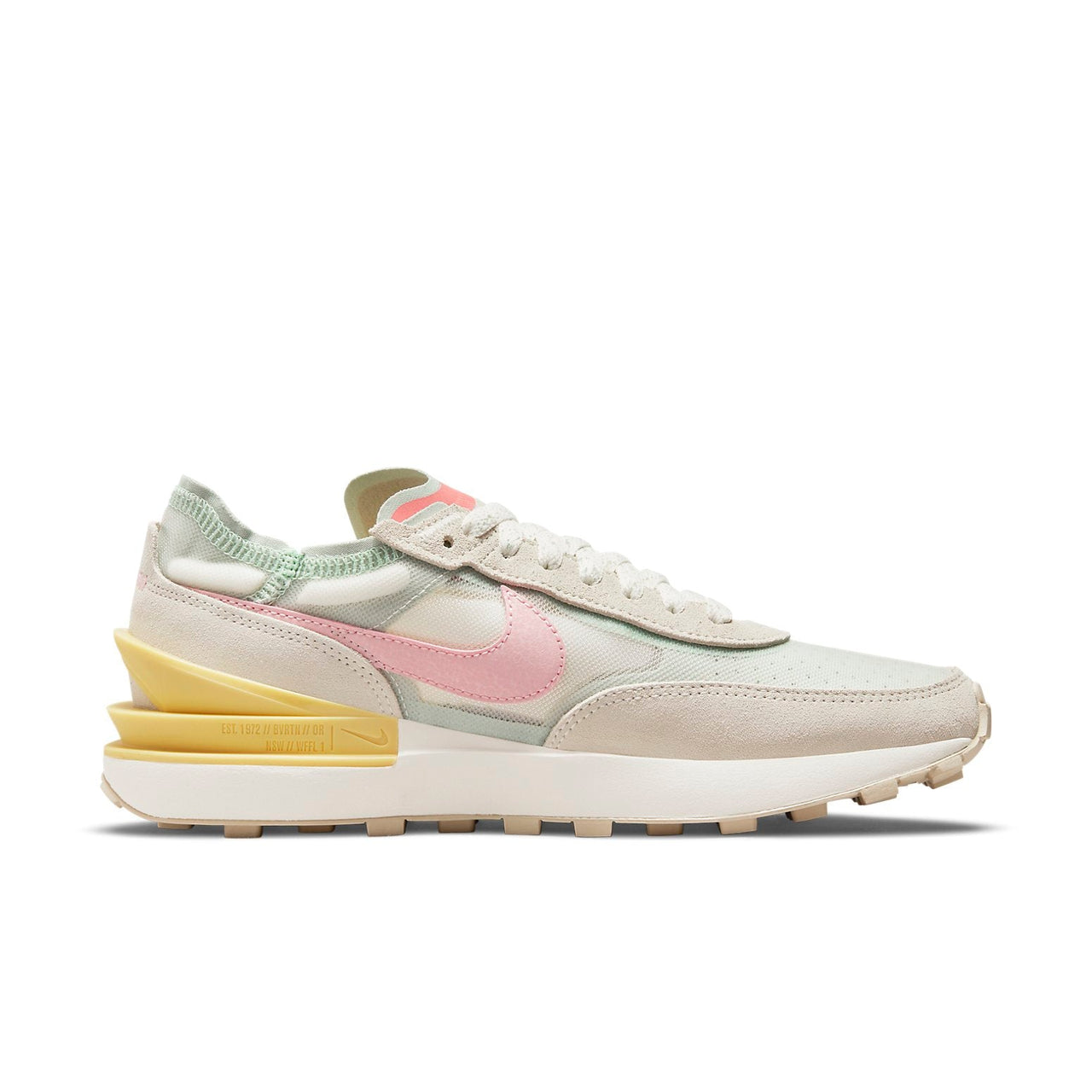 (WMNS) Nike Waffle One Seafoam Beige/Green/Pink DM9466-001