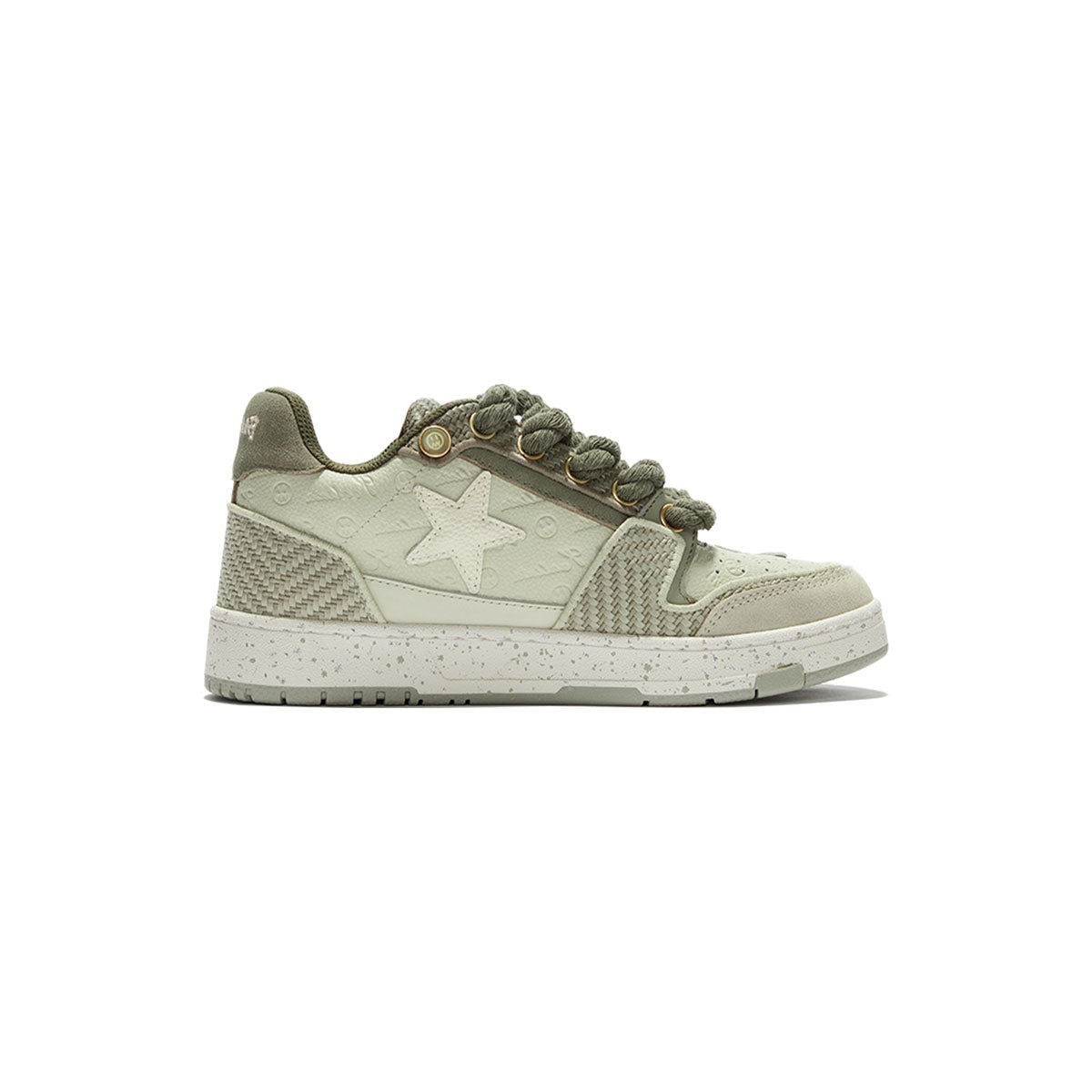 KAALIXTO x BEASTER Skateboarding Low 'Longjing Tea' KSH230713