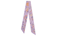 HERMES Silk Scarves Women's Purple