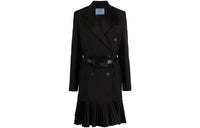 PRADA Long-Sleeved Dresses Women's Black