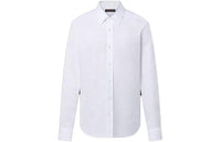 LOUIS VUITTON Lv Blason Printed Long-Sleeved Cotton Shirt