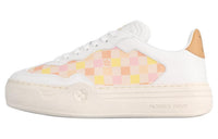 LOUIS VUITTON Low-Top Skateboard Shoes Women's Beige