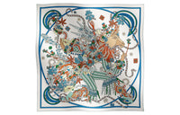 HERMES Silk Scarves Women's Multicolor