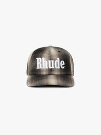 Rhude Men's Logo Flannel 6-Panel Hat