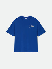 Rhude Men's Reverse Tee Vtg Cobalt Blue