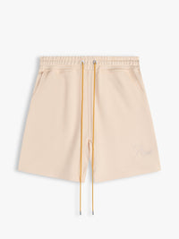 Rhude Logo-Embroidered Piqué Shorts