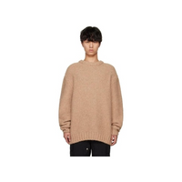 Givenchy Men's Balaclava Textured Crew Neck Sweater